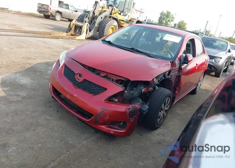 2010 Toyota Corolla Le из США, поврежденный, VIN 2T1BU4EE9AC296734